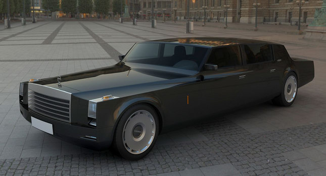  Slava Saakyan envisions a New ZiL Limo for Russian President Medvedev and his entourage