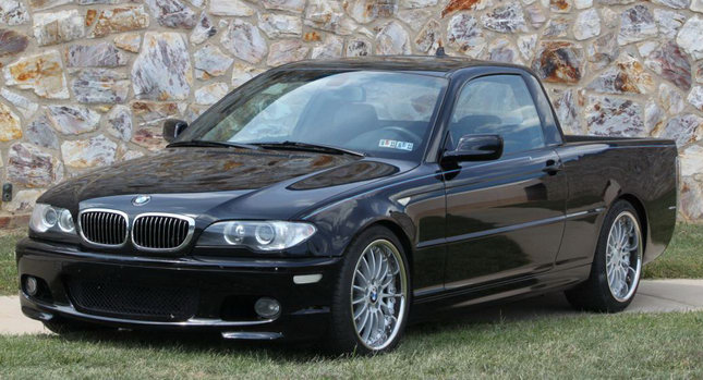 BMW 3 Series E46 Truck Makes Unusual Appearance At The Nürburgring