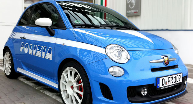 Fiat 500 Abarth in Polizia Livery coming to Essen Motor Show
