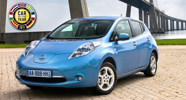  Nissan Leaf Wins the 2011 European Car of the Year Award