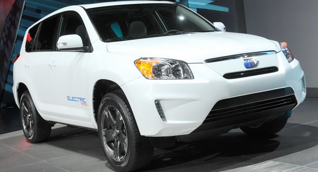  LA Show 2010: New Toyota RAV4 EV Powered by Tesla Appears in the Flesh [with Video]