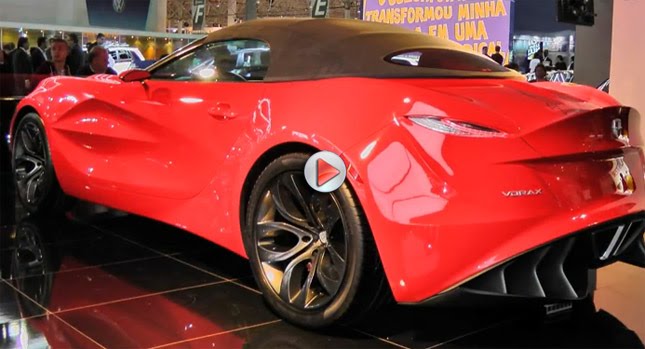  VIDEO: Brazil’s Vorax Supercar with BMW V10 from the Sao Paulo Auto Show