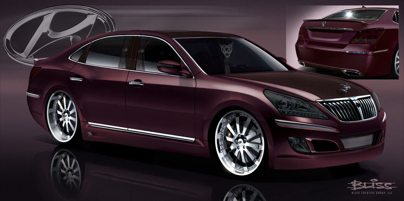 Hyundai Equus Receives the VIP Treatment and 450HP Turbo V8 by Mummbles ...