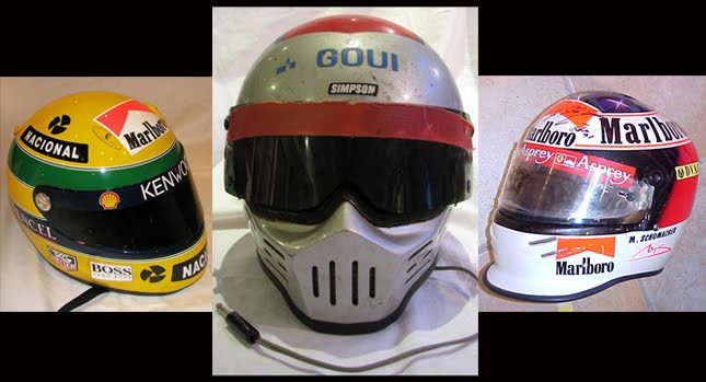  Find of the Day: 10 Famous Racing Driver Helmets up for Sale