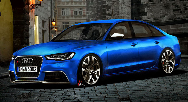  2012 Audi RS6 Sports Sedan Rendered by Photoshop Buff