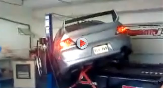  FAIL: 2 Fast, 2 Furious Lancer Evo VII Breaks Free Of Dyno In Puerto Rico [Video]