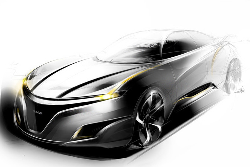Korean Designer Mixes Science and Nature in a Saab Sports Sedan Concept ...