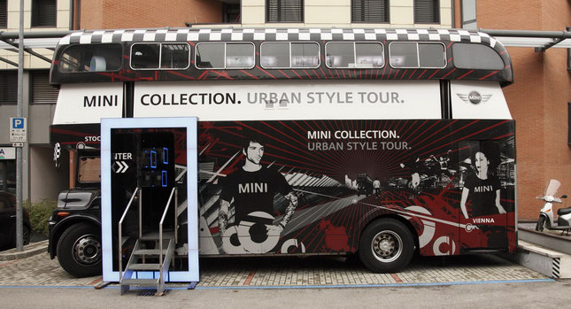  MINI Flavored Double-Decker Bus Hits the Streets of Milan