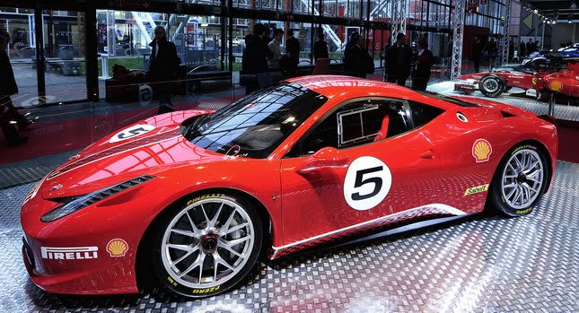  World Premiere for Ferrari's New 458 Challenge at Bologna Motor Show