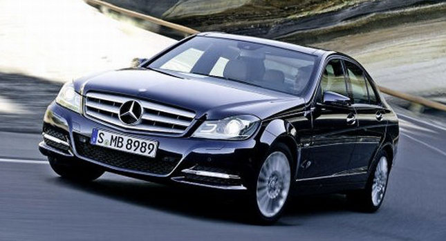  2012 Mercedes-Benz C-Class Sedan and Estate Facelift: First Photos hit the Net