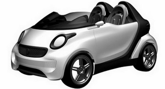  Mercedes-Benz Patents Designs of Smart Roadster Model