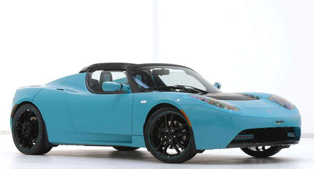  Brabus Plugs into the Tesla Roadster with New Sport Green Package