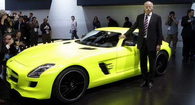  Mercedes Confirms Production Version of SLS AMG E-Cell All-Electric Supercar at Detroit Motor Show