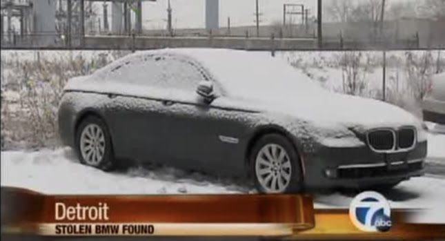  Police Recover BMW 750i xDrive that was Stolen During the Detroit Auto Show [with VIDEO]