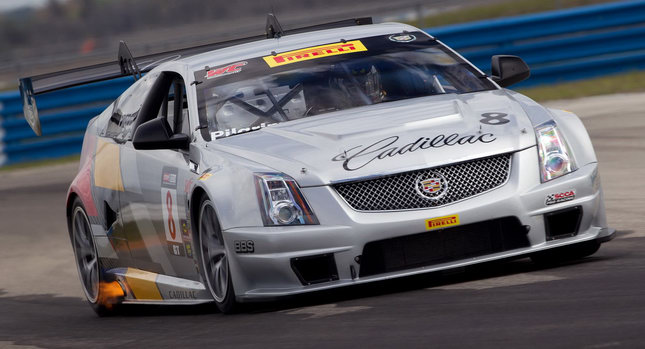  Cadillac CTS-V Coupe Racers Show their Colors at Sebring
