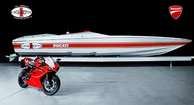  Ducati Hits the Waves with Special Edition Cigarette Racing Team Speed Boat
