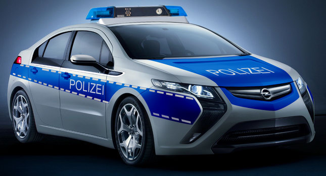  Opel Ampera EV Police Cruiser: Volt's European Cousin Getting Ready for Patrol