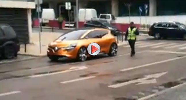 Spy Video: Renault R-Space Concept for a Compact MPV Filmed Undisguised!