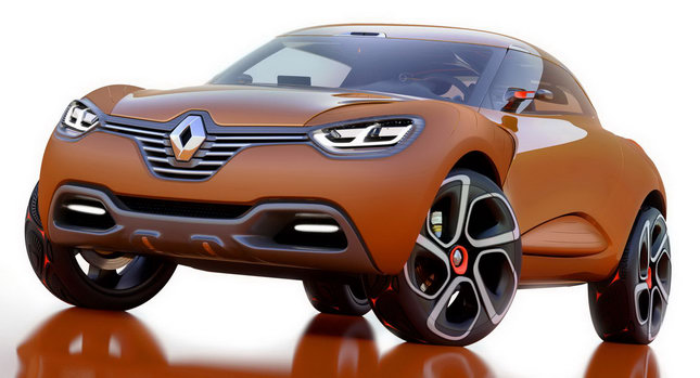  Renault Captur: Juke-Sized Crossover Convertible Concept Demonstrates New Design Language