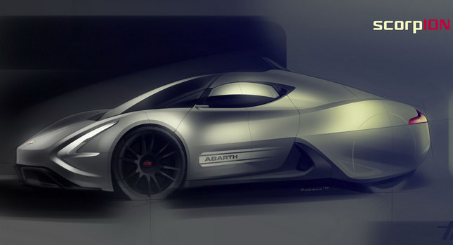  Abarth Scorp-Ion Sports Coupe Concept by IED Turin Students to Debut at Geneva Motor Show