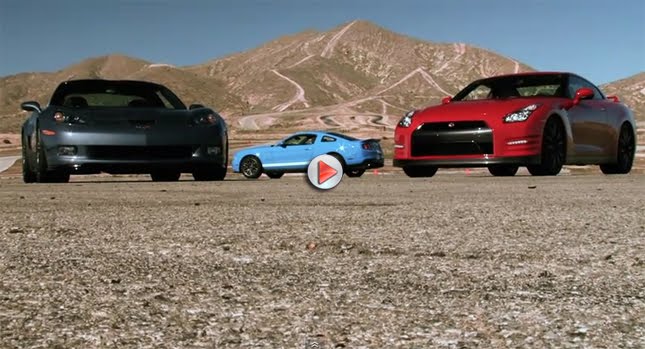  MotorTrend Pits the Corvette Z06, Shelby GT500 and Nissan GT-R Against Each Other