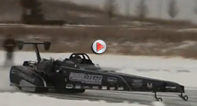  VIDEO: 2,000HP Ice Dragster is Not Your Typical Snowmobile….