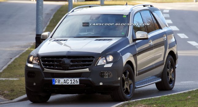  SCOOP: 2012 Mercedes-Benz ML Drops More Camo, Reveals Interior