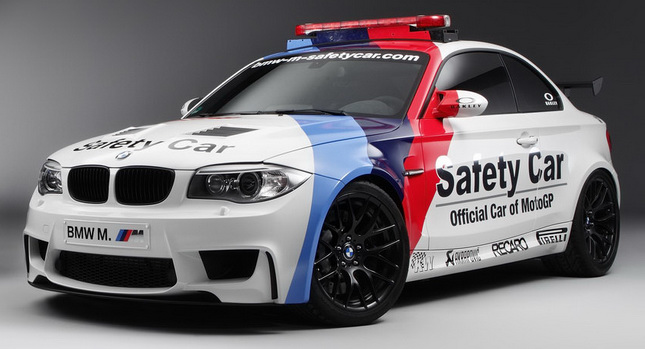 Bmw Introduces One Off 1 Series M Coupe Motogp Safety Car Carscoops