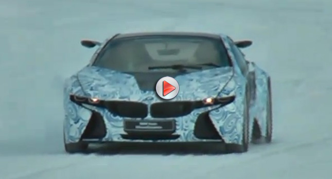  BMW i8 Hybrid Sports Coupe Spied Testing on the Snow [with Videos]