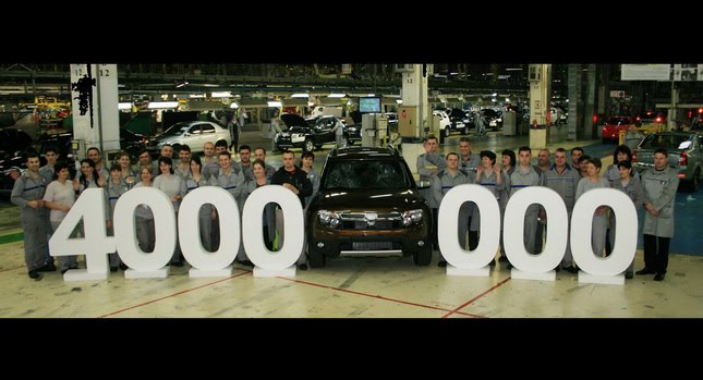  Dacia Produces its 4,000,000th Vehicle after 45 Years