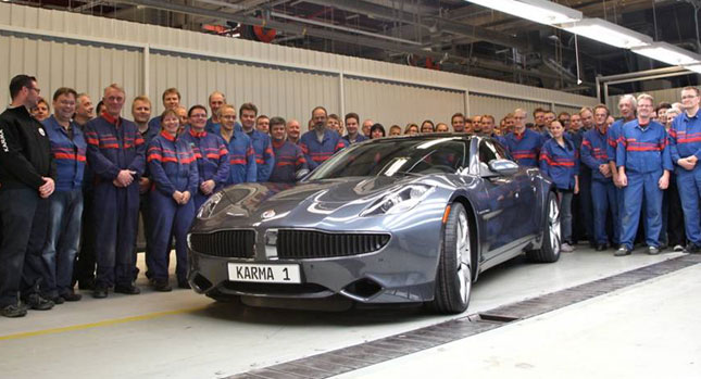  Fisker Starts Production of the Karma Plug-In Hybrid Sports Saloon in Finland