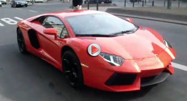  VIDEO: Lamborghini Aventador LP700-4 Spectacle in Berlin