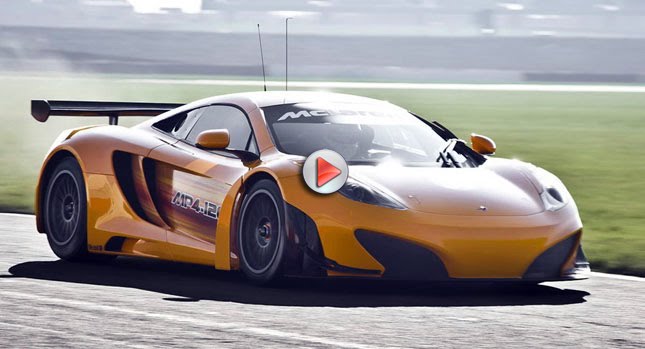  McLaren's MP4-12C GT3 Racer Completes First Tests [with Video]