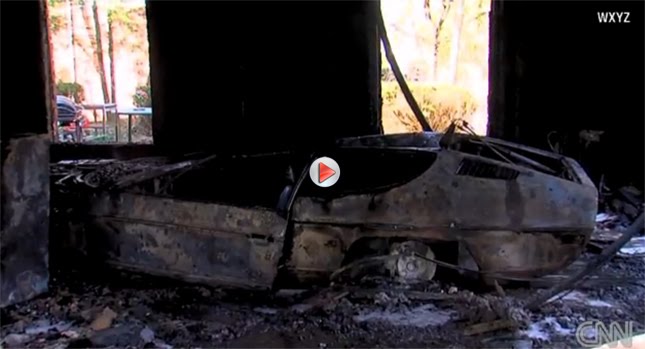  VIDEO: 1974 Lamborghini Explodes in Garage, Destroys House that had just been Sold
