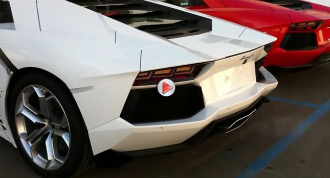  ¡Ay, Caramba! Reader Films New Lamborghini Aventador LP700-4 Revving it Up