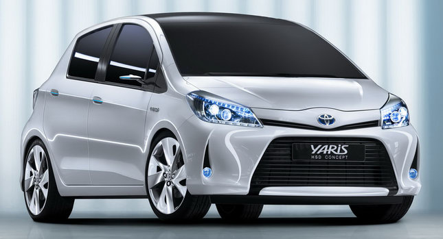  Toyota Shows Yaris HSD Concept in Geneva, Production Model to Follow in 2012