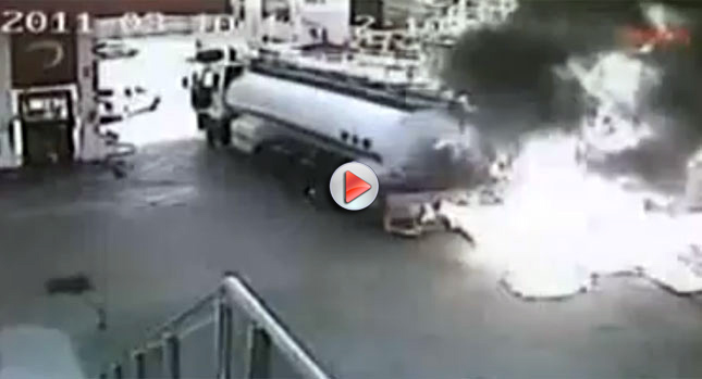  VIDEO: Turkish Truck Driver Heroically Saves the Day when Tanker Catches Fire