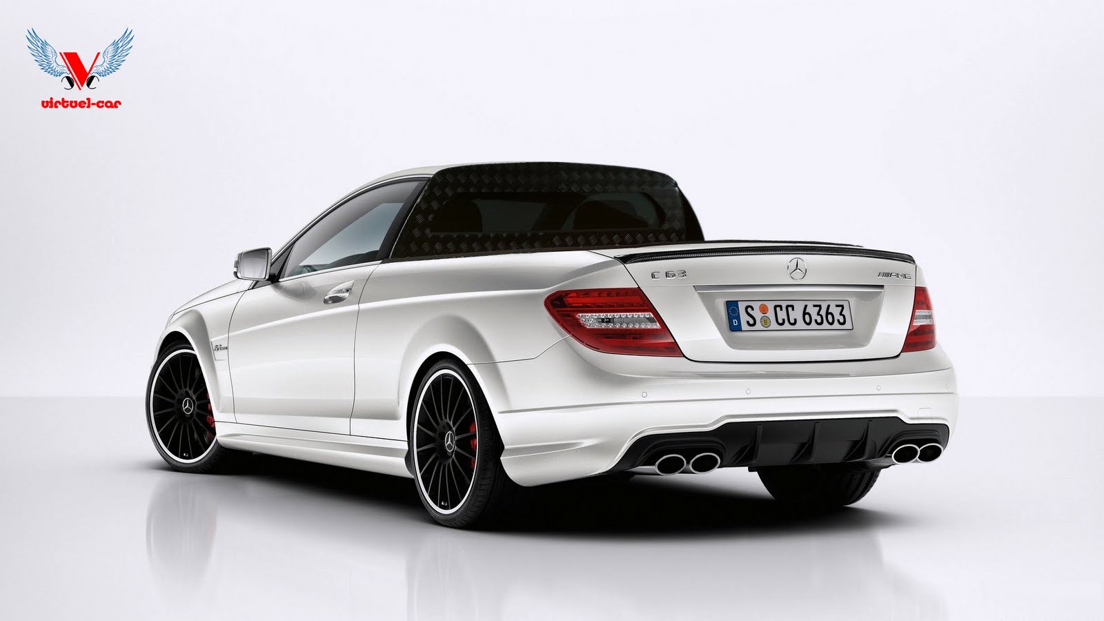 Mercedes Benz C63 Amg Coupe Turned Into A Sport Ute Carscoops