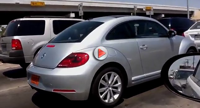  2012 Volkswagen Beetle Filmed out in the Open in Texas