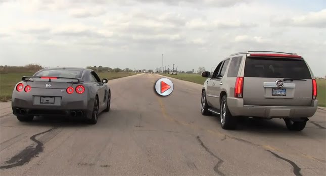  Hennessey's HPE1000 Escalade Cracks 60 in 3.3 Sec, bests Nissan's GT-R [with Video]