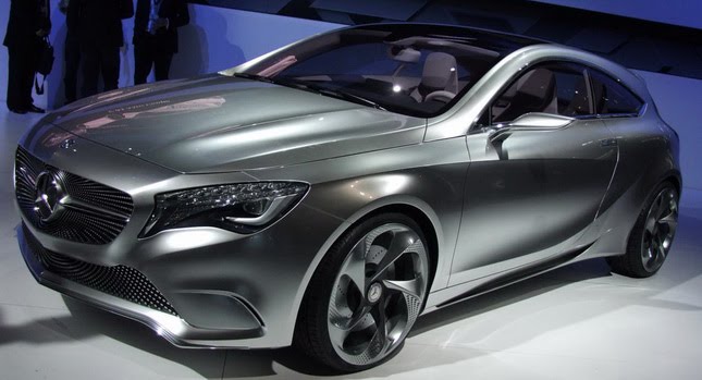  Mercedes Debuts Striking A-Class Concept in New York, Confirms Production Version for North America