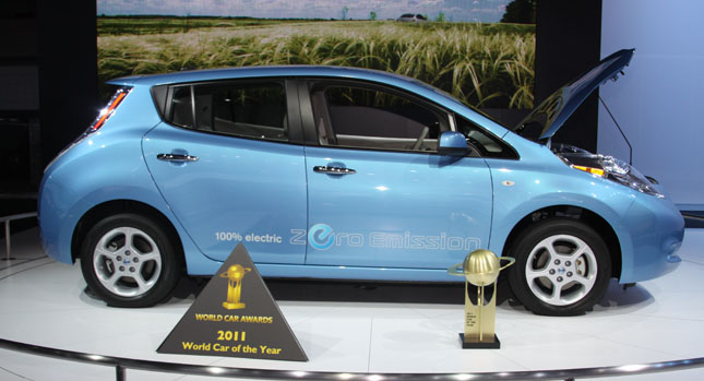  Nissan Leaf is the 2011 World Car of the Year