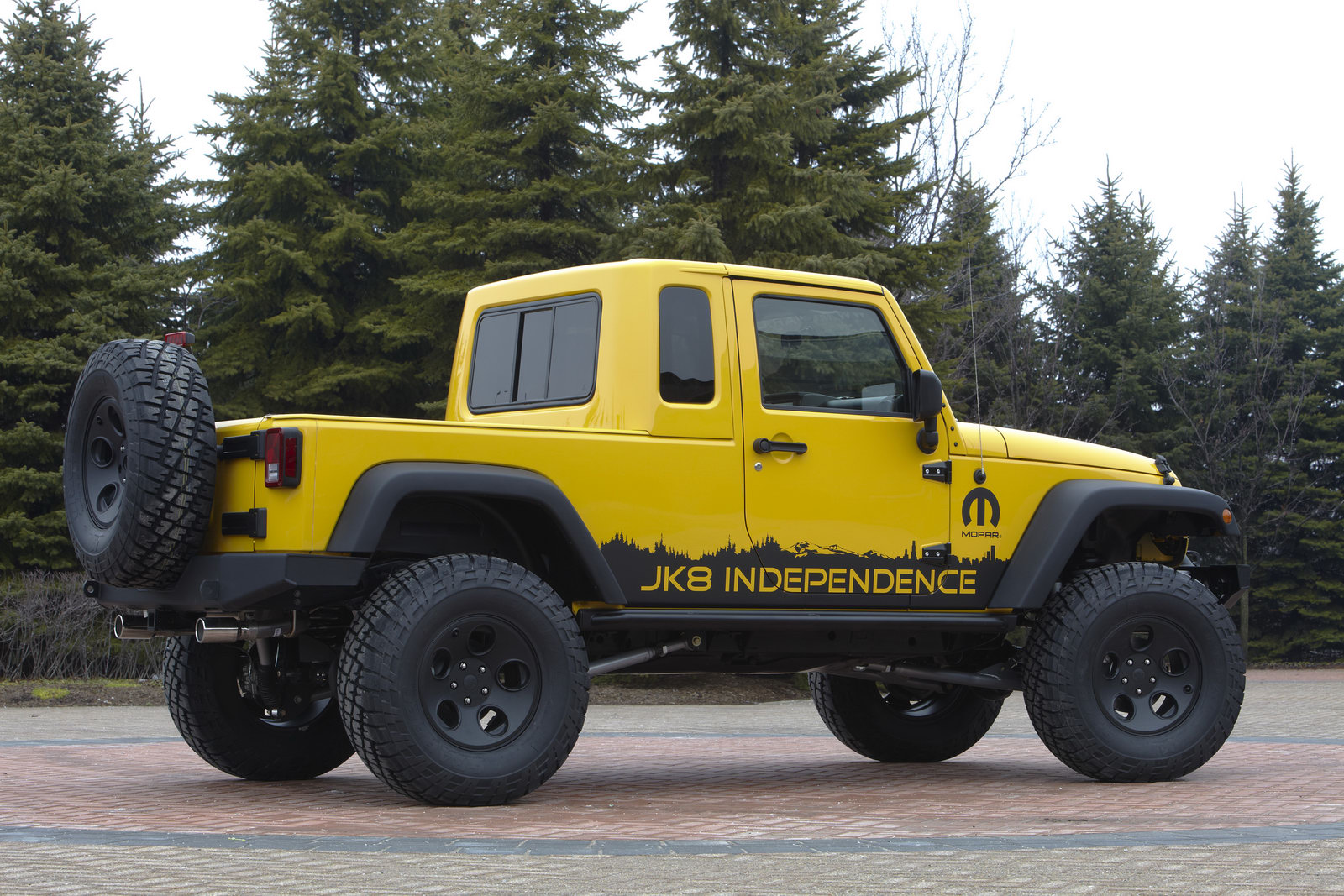 Jeep Wrangler JK-8 Independence: DIY Mopar Kit Allows Owners To Turn  Wrangler Into a Pick Up Truck | Carscoops