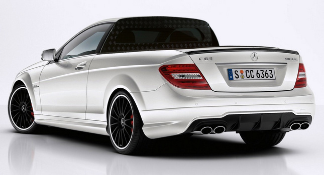  Mercedes-Benz C63 AMG Coupe Turned Into a Sport Ute
