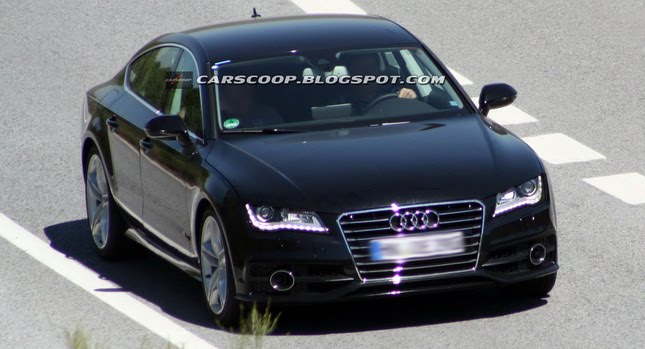  SCOOP: 2012 Audi S7 Snagged Testing, Rumored to get New V8 Engine
