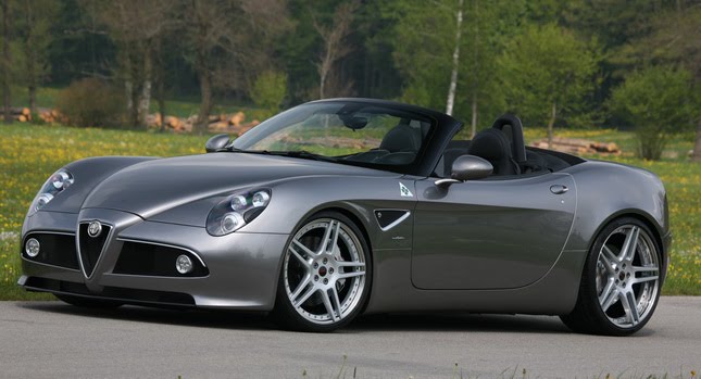  Novitec Rosso Supercharges Alfa Romeo 8C Spider to 600-horsepower