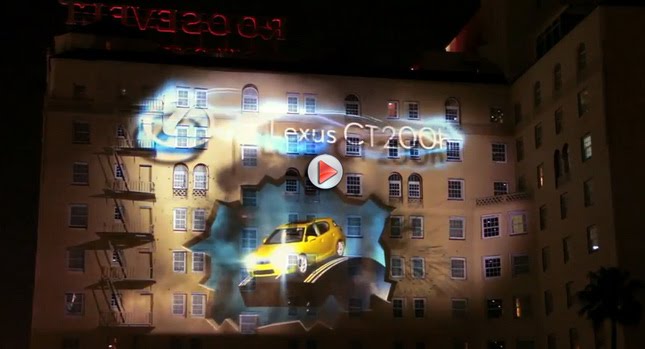  Lexus Turns the Roosevelt Hotel into the World’s Biggest 3D Billboard