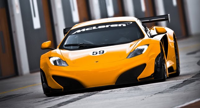  McLaren's MP4-12C GT3 Racer gets 100HP less than the Street Version [Gallery and Video]