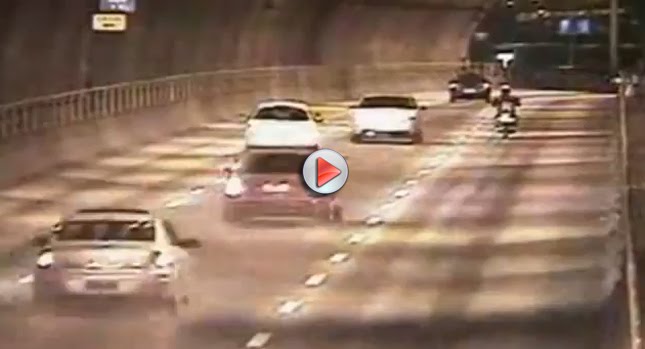  The Great Escape: Motorcyclist Rides Through a Three-Car Accident
