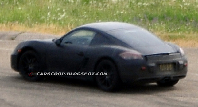  SCOOP: 2013 Porsche Cayman Shows up on the Track